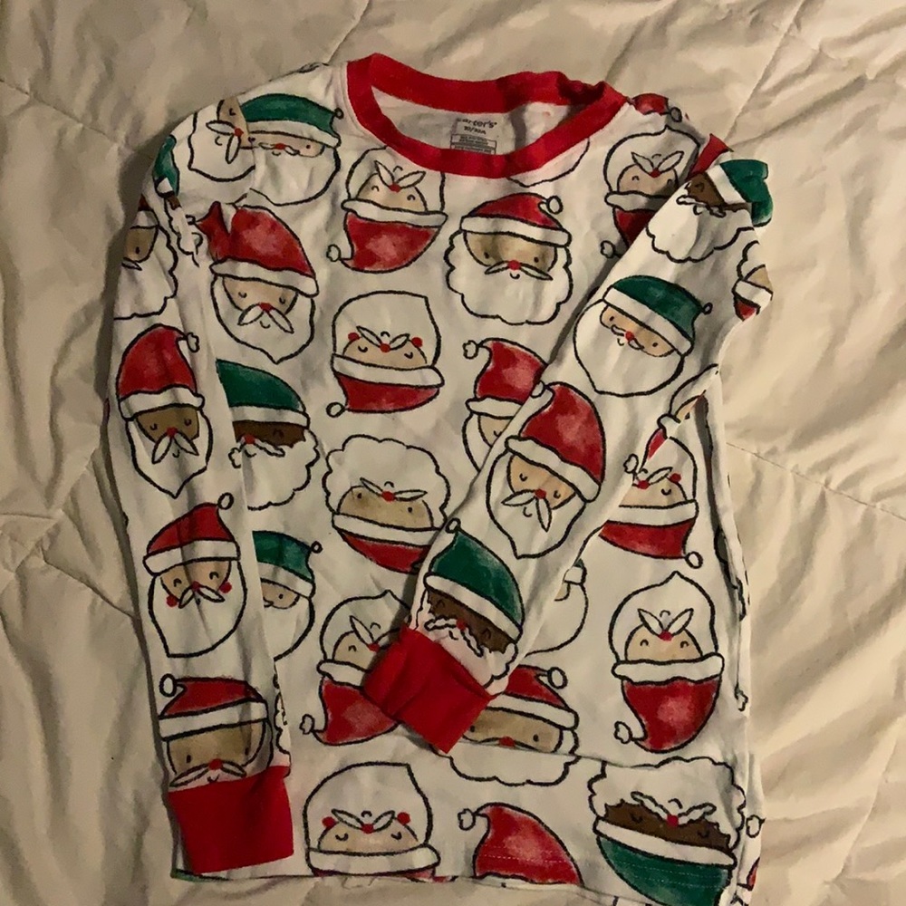 Santa PJ Top Size 10 (Unisex)